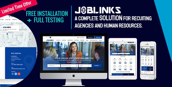 Mã nguồn tuyển dụng Job Links tưng tự như việc làm 24h và tuyendungso.net