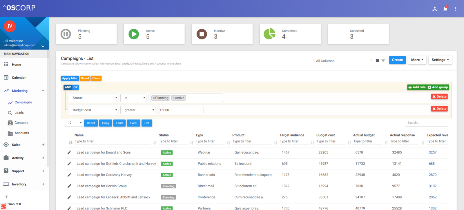 Hệ thống Multi-Company CRM code Laravel