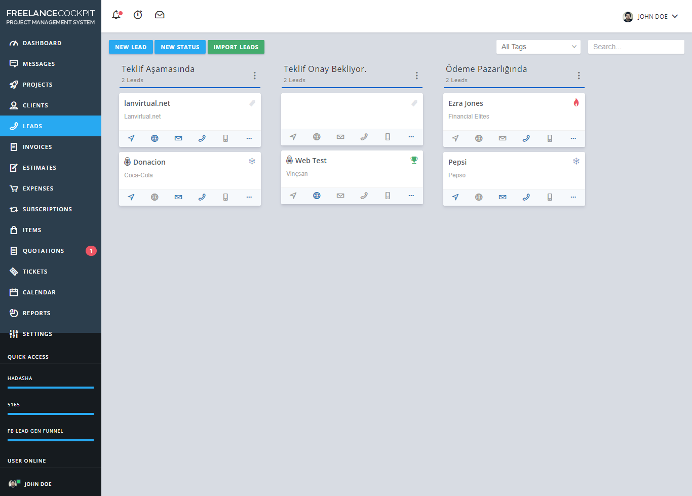 Phần mềm Project Management and CRM - php
