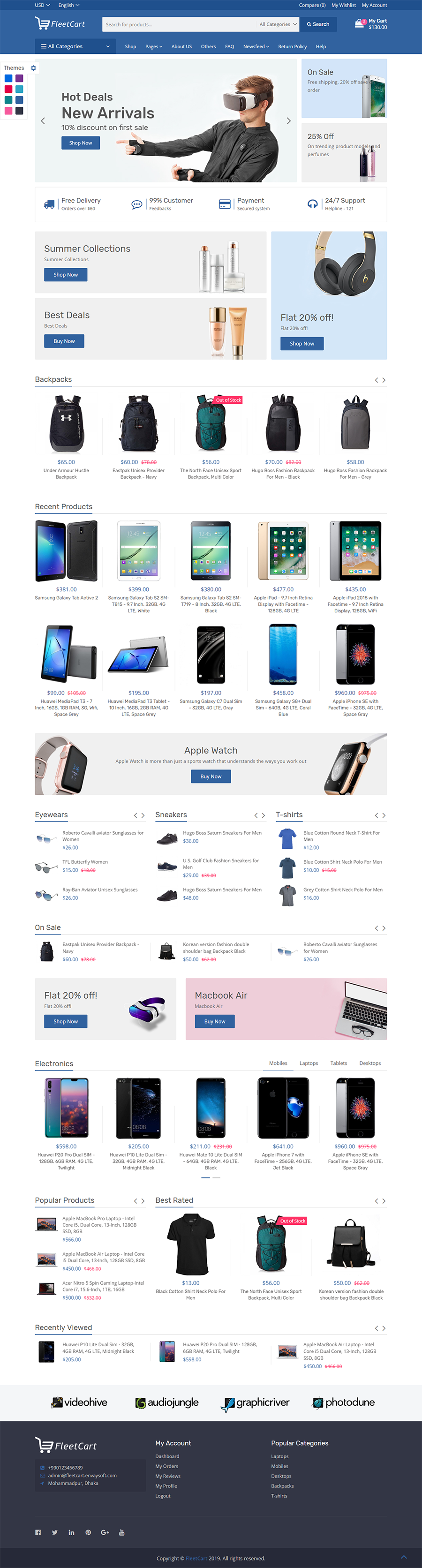 mã nguồn thương mại điện tử đa kênh, nhiều shop - Laravel Ecommerce System