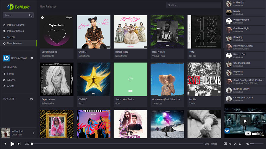 Mã nguồn livestream trực tuyến Music Streaming Engine