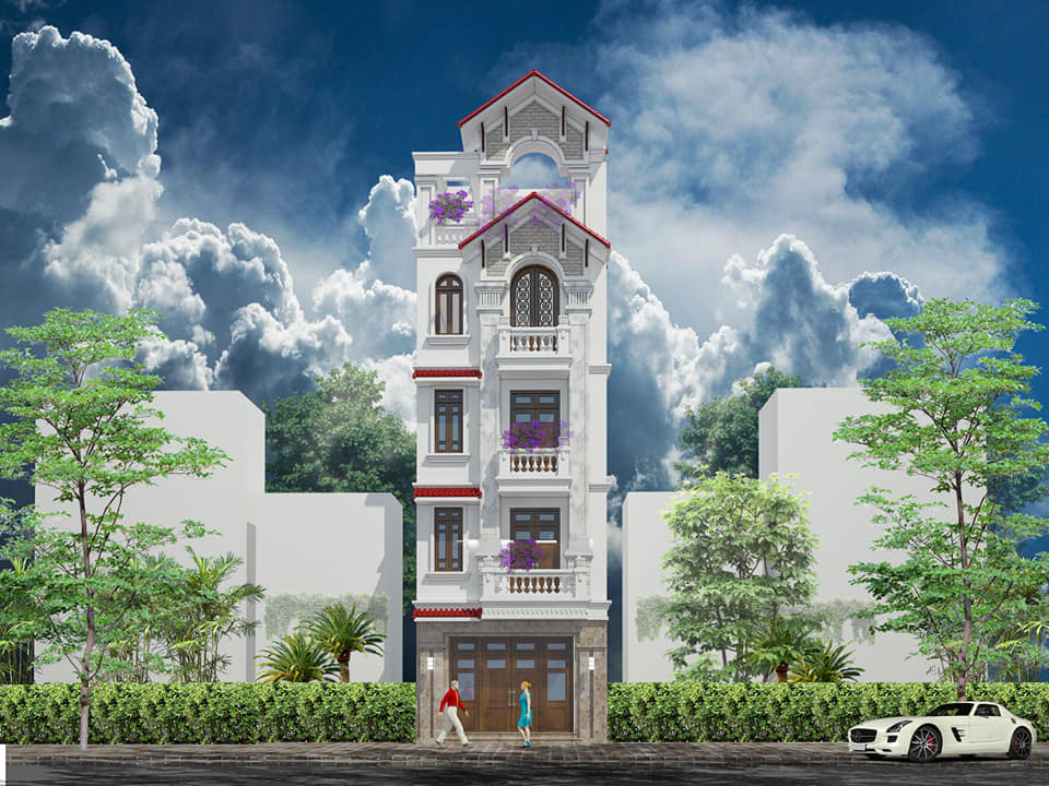 Mẫu nhà phố đẹp nhất năm kích thước 5x20 hoặc 6x18
