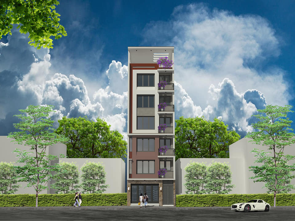 Mẫu nhà phố đẹp nhất năm kích thước 5x20 hoặc 6x18